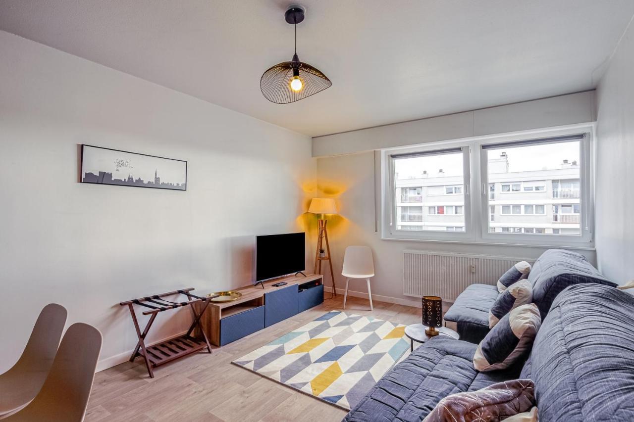 Alsacetime, Centre Parking Gratuit, Tram Wifi, Fibre Orange, Espace De Travail Strasbourg Luaran gambar